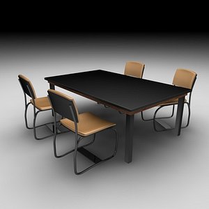 cinema4d table chair