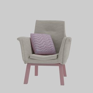 chair furniture seat 3D model
