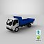 isuzu dump truck 3d model