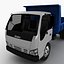 isuzu dump truck 3d model