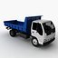 isuzu dump truck 3d model