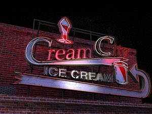 Ice Cream Sign