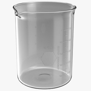 3D measuring beaker liquid - TurboSquid 1278735