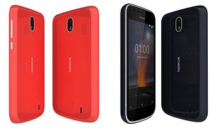 nokia 1 dark blue 3D model
