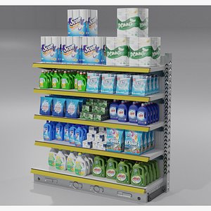 supermarket shelf model