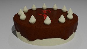 2xPack Pizza and Cake OBJ model