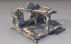 world war outpost in ruins