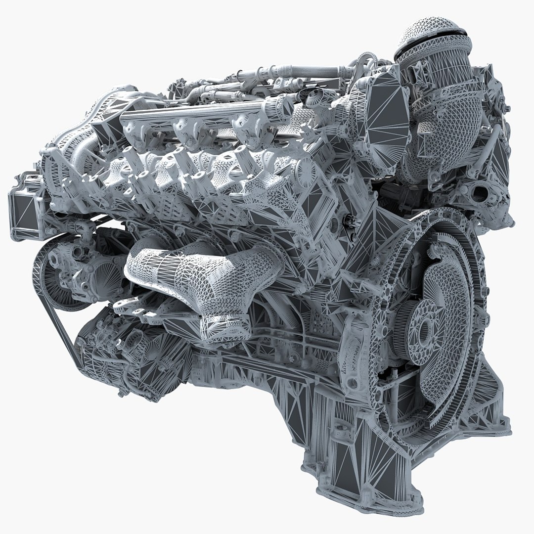 3d Petrol Engine