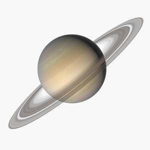 3D model Photorealistic Saturn