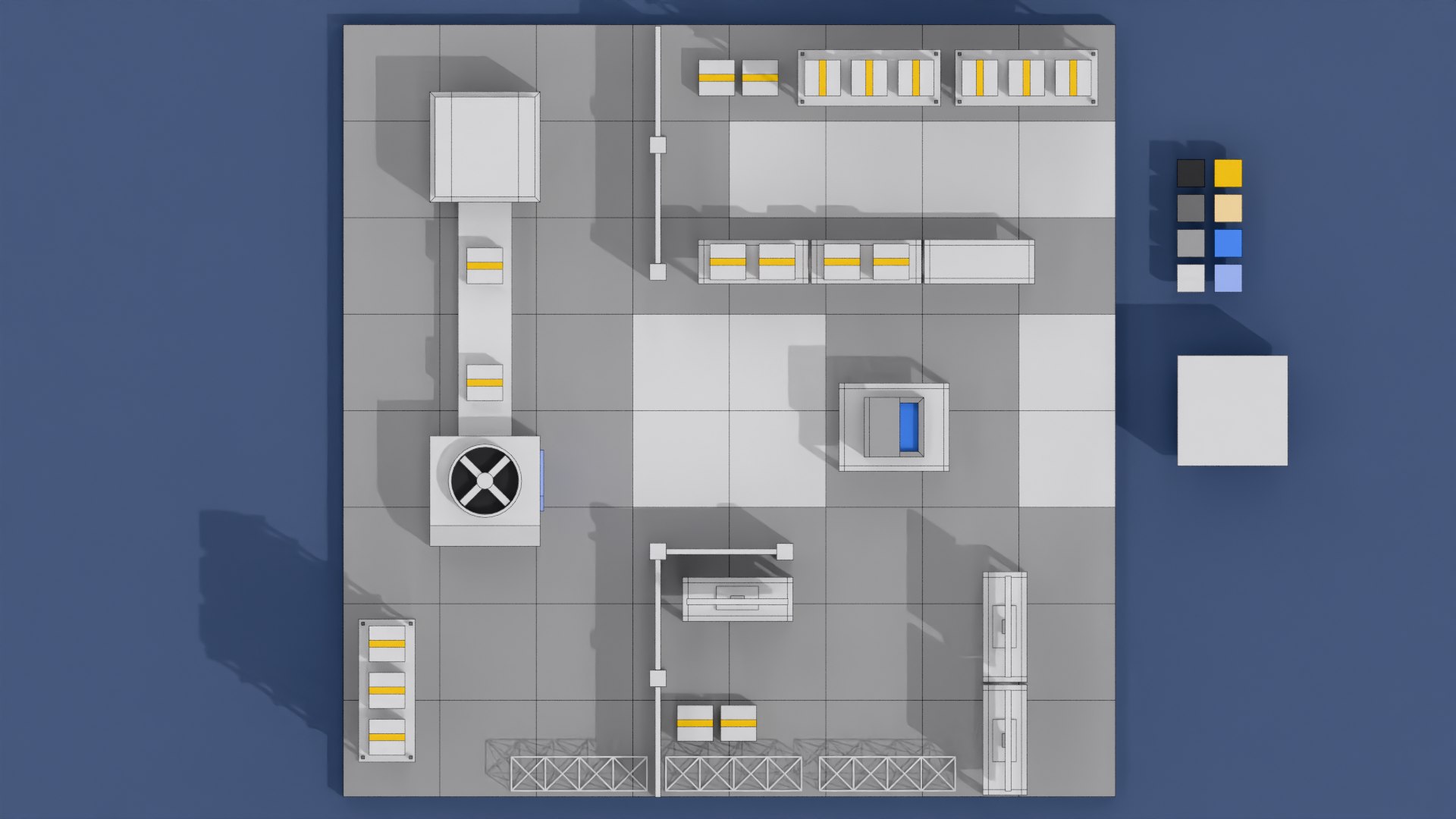 3D Exquisite Architectural Factory Building Model - TurboSquid 2403423