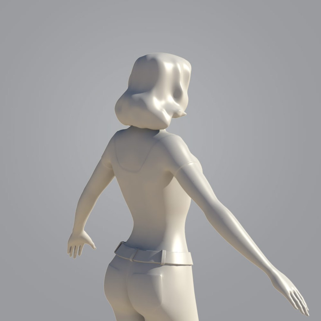 3d Girl Woman Female Model