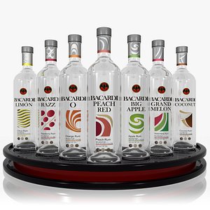 Bacardi Flavored Rum Set