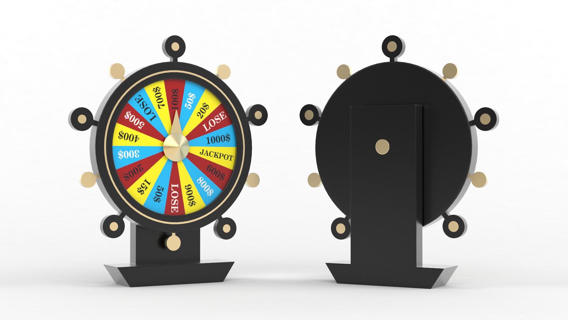 modèle 3D de La Roue de la Fortune - TurboSquid 2452068