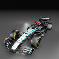 F1 Mercedes 2024  - modele 3D