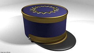 hat kepi 3D model