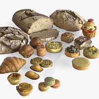 Photorealistic Pastry and Bread