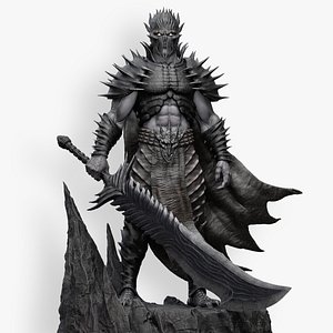 Fantasy Warrior Character 3D print model model