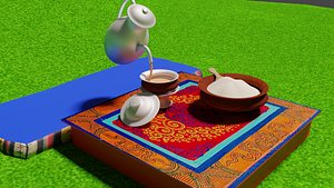 Tibetan tea stuff