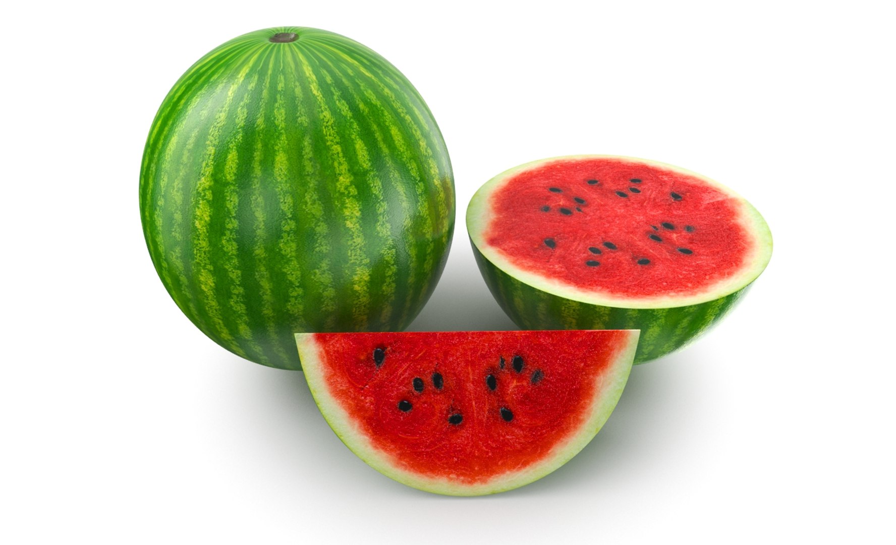 Watermelon fruit model - TurboSquid 1327732