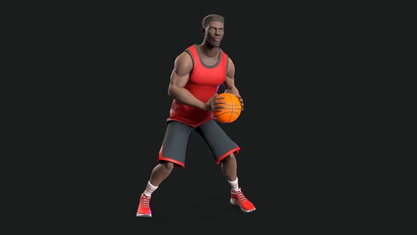 Jogador de Basquetebol Modelo 3d