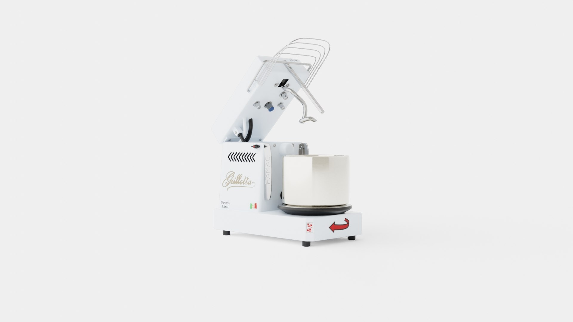 3D Famag IM 5S HH 5 Kilo Spiral Mixer - TurboSquid 2235582