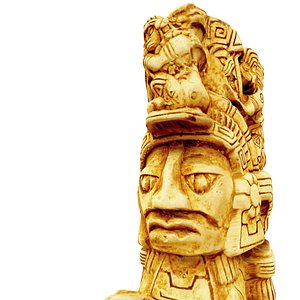 3d model aztec figure replica
