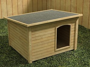 3d dog kennel