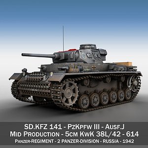 PzKpfw III - Panzer 3 - Ausf.J - 614