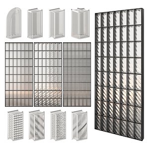 Glass Block Wall 03