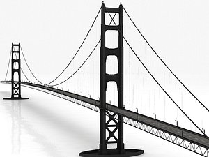 3D Golden Gate Bridge