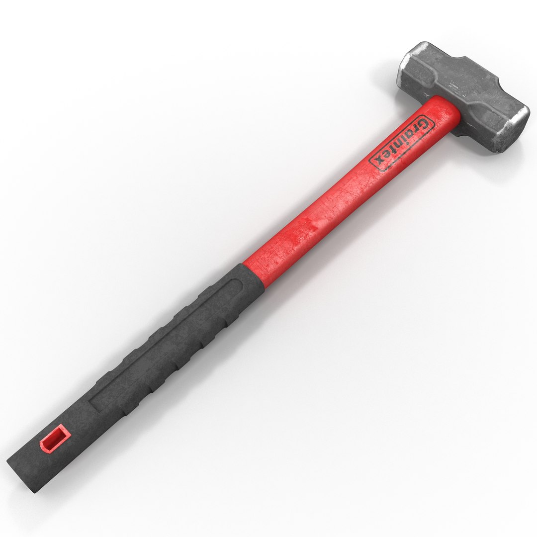 Sledge Hammer Graintex 3D Model 3D model preview