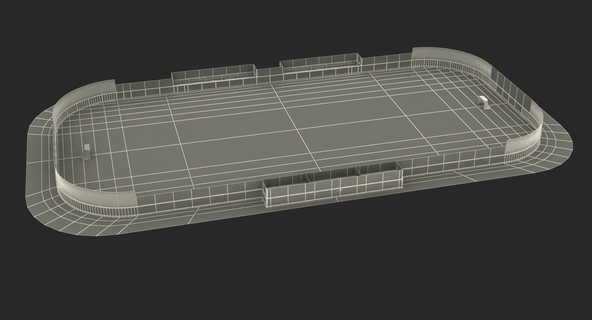 Ice Hockey Rink Model - TurboSquid 1232647