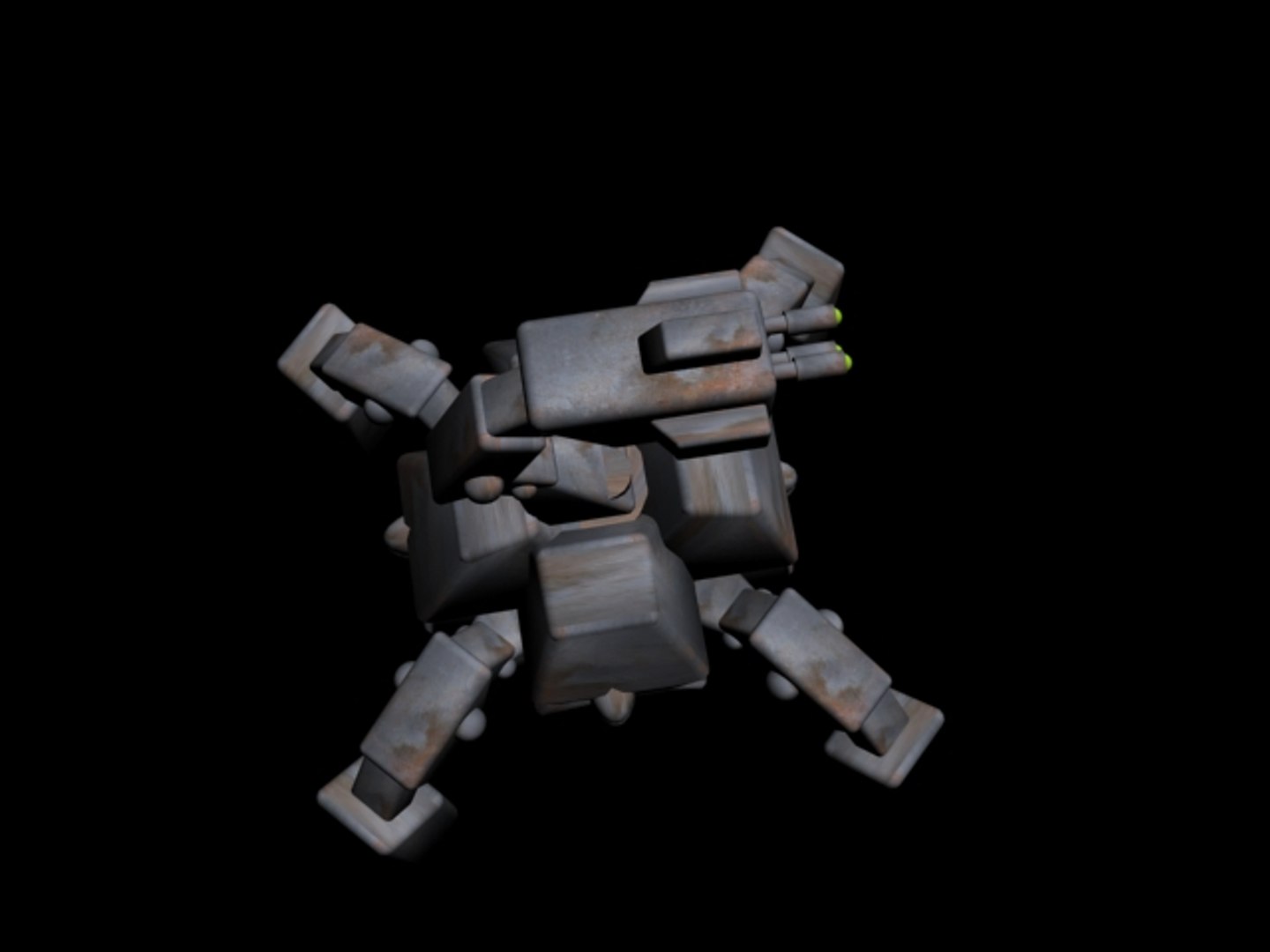 3d Model Spider Mech