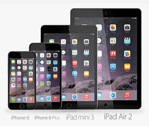 3dsmax apple electronics 2014 ipad