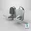 3D Smart Digital Lock With Keypad PBR