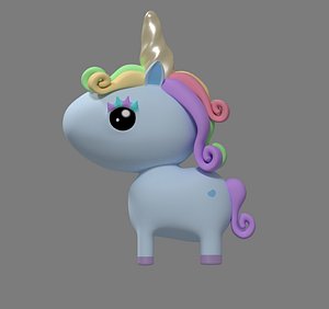 3D unicorn model
