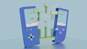 3D Game Console 1 model