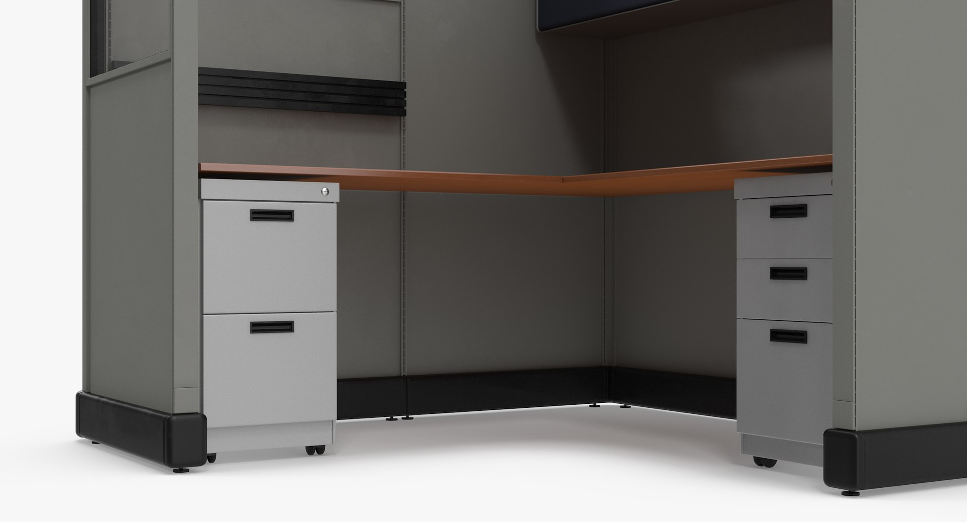 Cubicle Work 3d Model