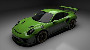 Porsche GT3 RS 2018 3D model