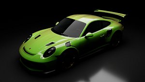 Porsche GT3 RS 2018 3D model