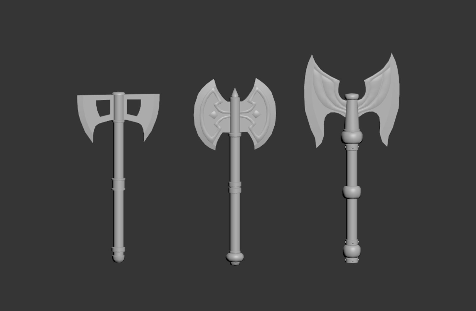 Melee Weapons 3D Model - TurboSquid 1485956