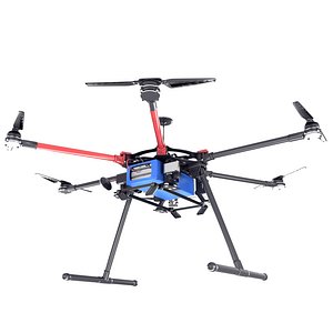 Dji s900 drone vray 3d model