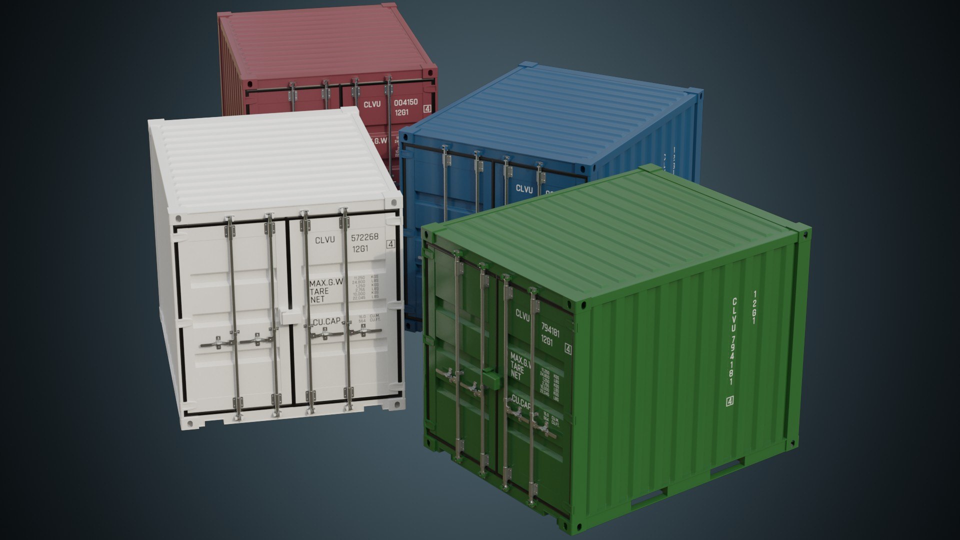 Cargo Container 5A 3D - TurboSquid 1736603