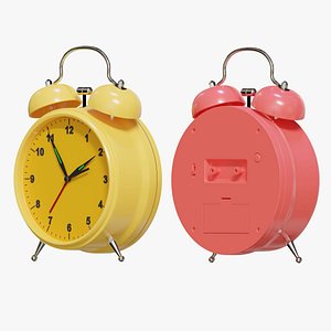 Analog Alarm Clock 3D model 3D model
