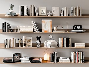 3D model Books The magazines Collection