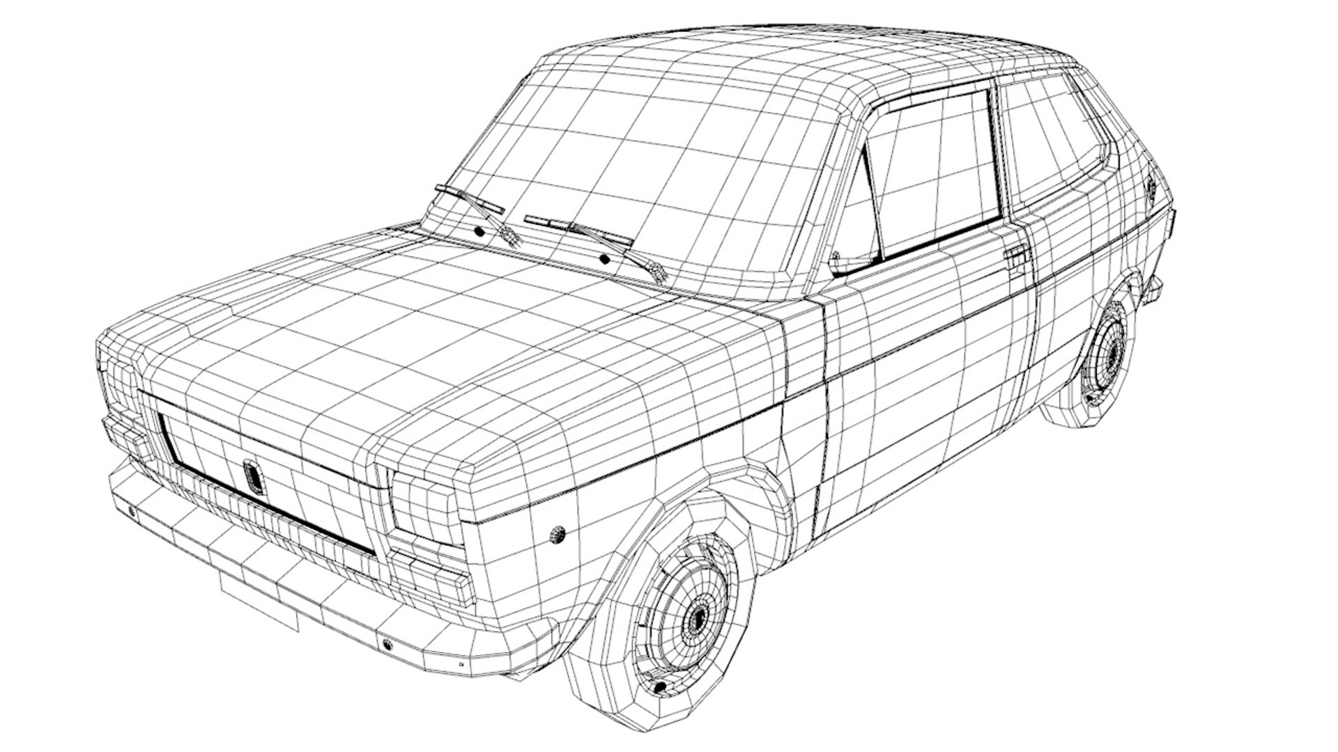 Fiat 127 3D Model - TurboSquid 1418362