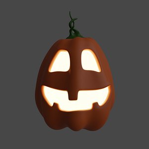 Cute and Funny Halloween Jack-o-Lantern Pumpkin