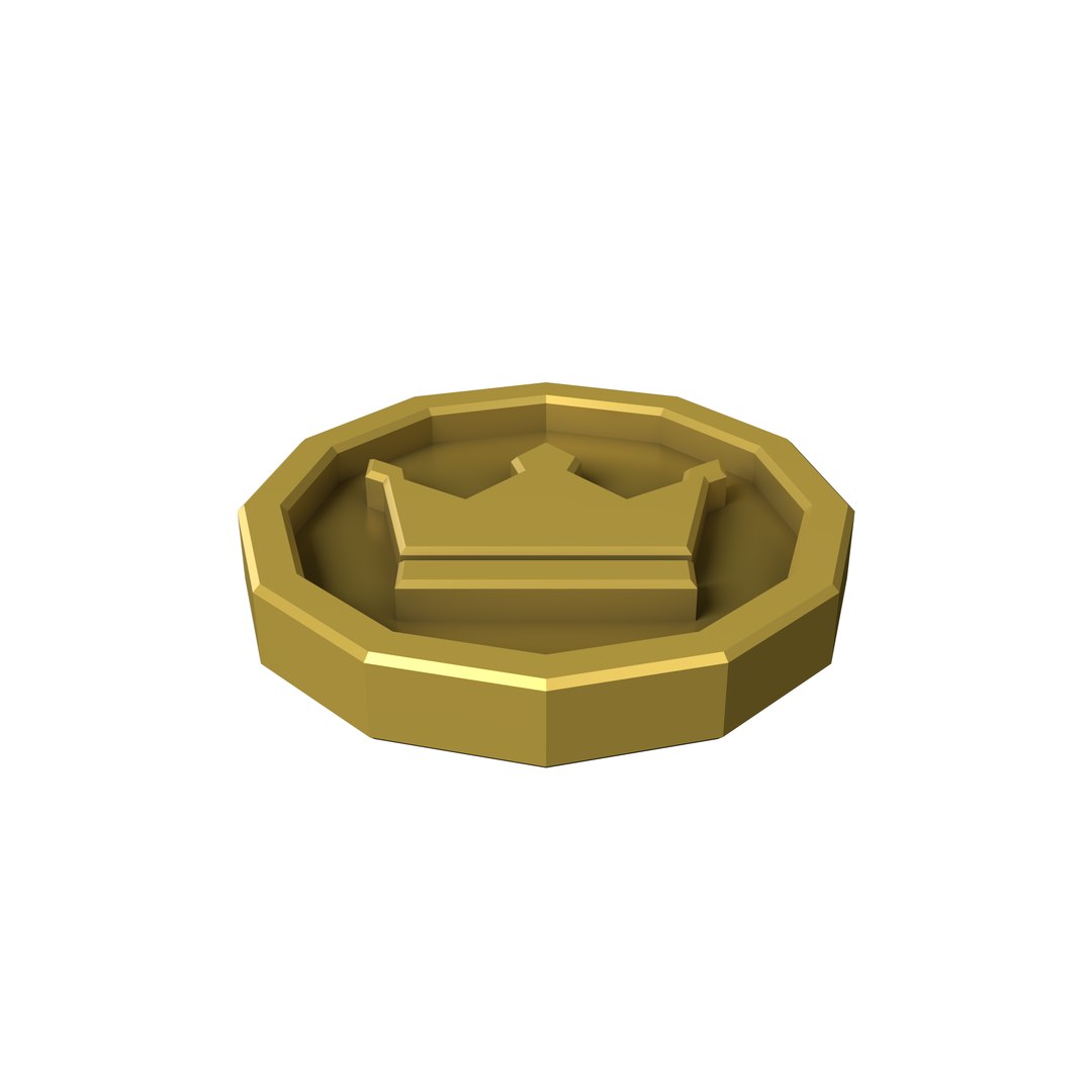 Stylized Low Poly Crown Coin model https://p.turbosquid.com/ts-thumb/rT/OC84aE/55/crown_4/png/1780061160/1920x1080/fit_q87/7256822dbc097162f5cd5c7c30bad0196ad92a5b/crown_4.jpg