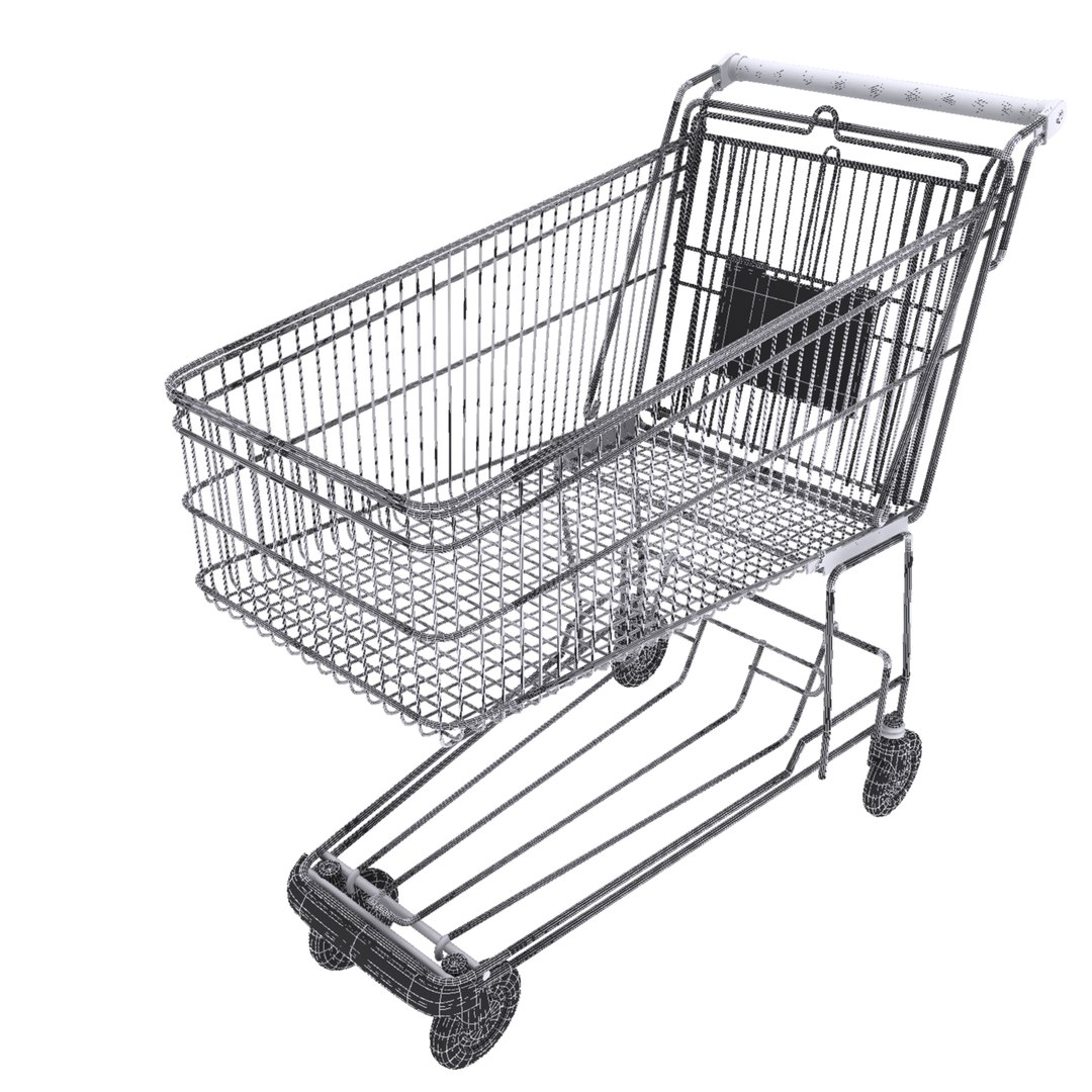 Shopping Cart 3d Model