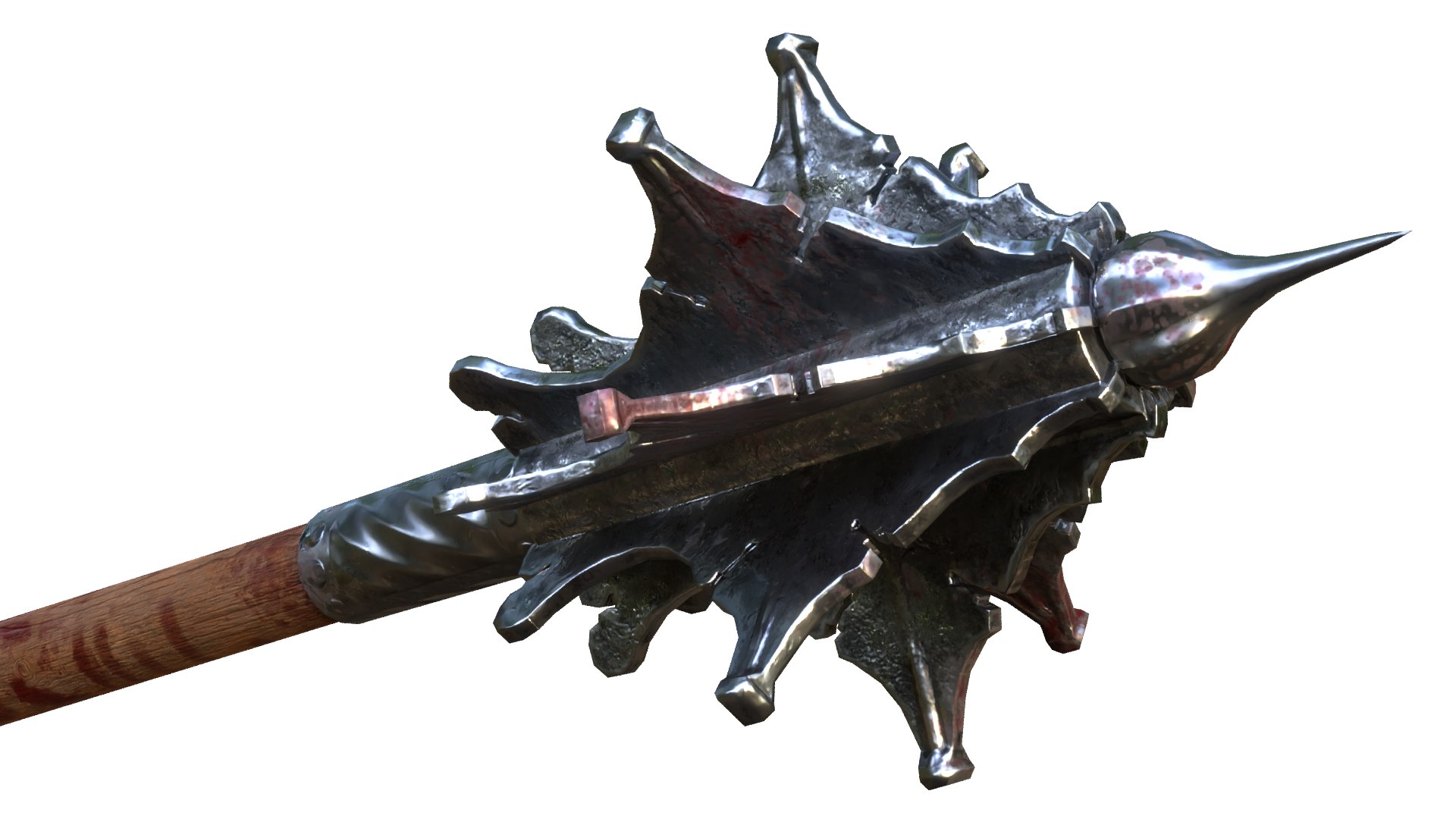 European 16th Century Mace 3D Model - TurboSquid 1938561